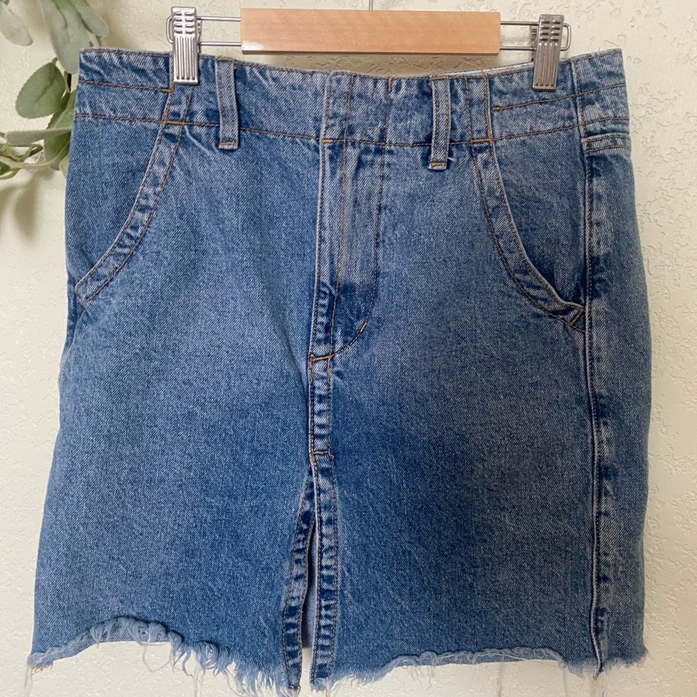 We The Free Denim Skirt